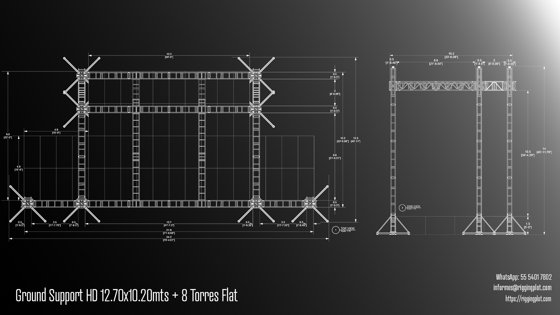 ficha técnica ground support hd riggingplot MÉRIDA